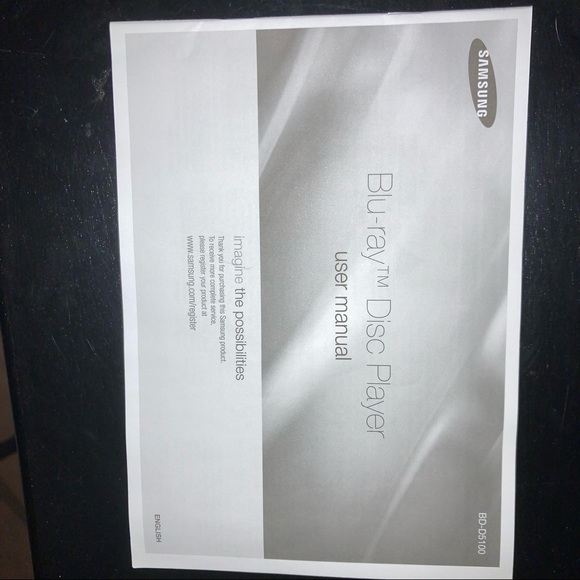Samsung DVD player-black-see pics for details